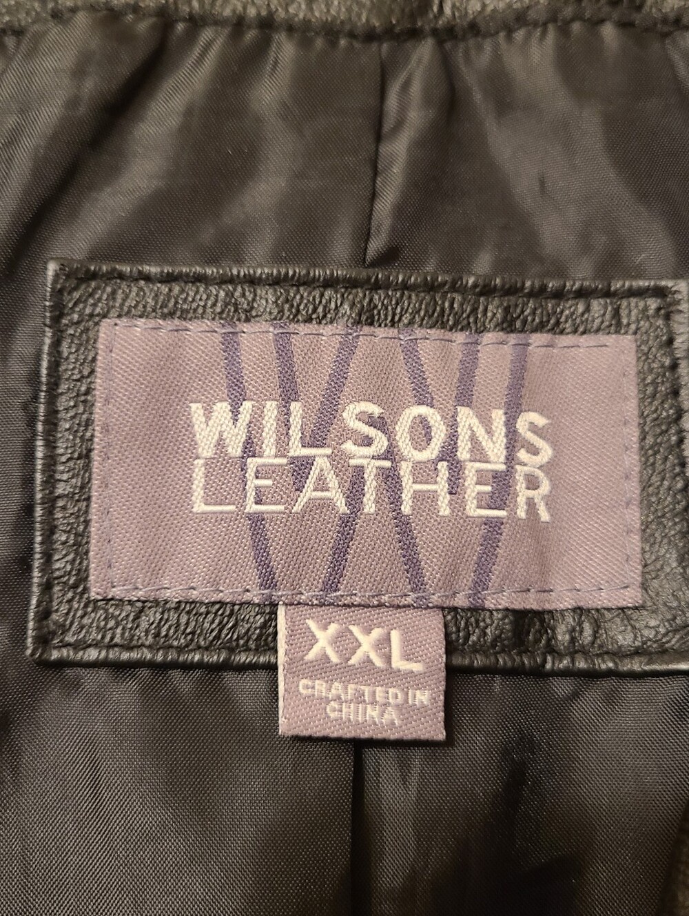 Wilsons Leather XXL Black Women's Leather Blazer Jacket - Picture 2 of 5